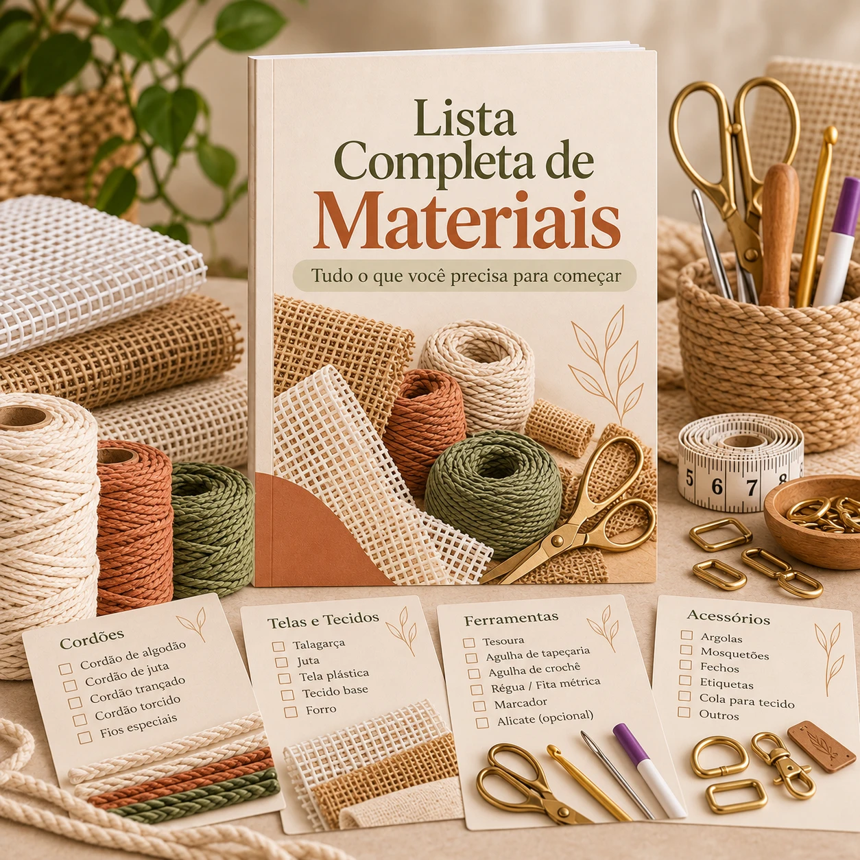 Capa da Lista Completa de Materiais