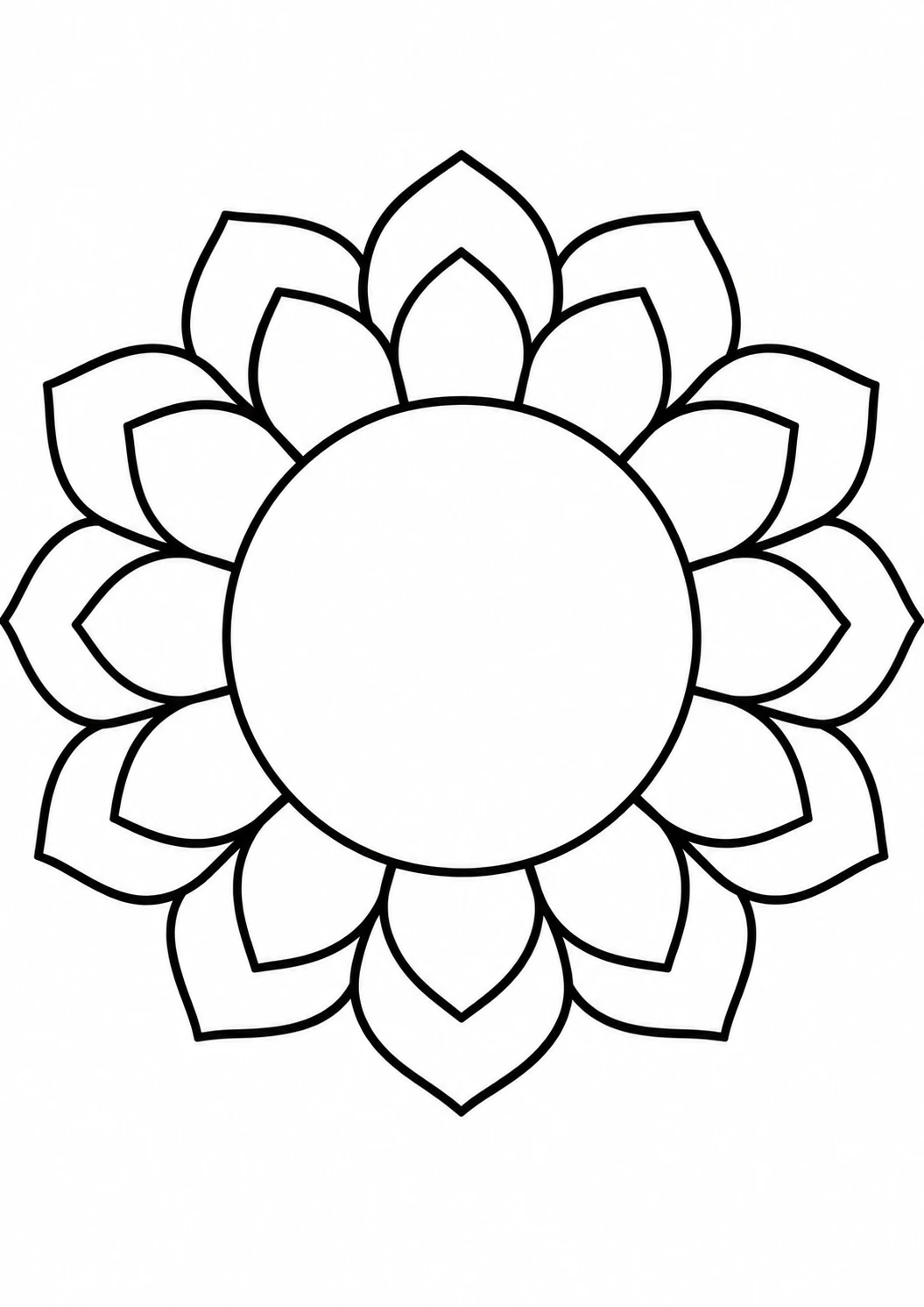 Molde de mesa posta em flor mandala
