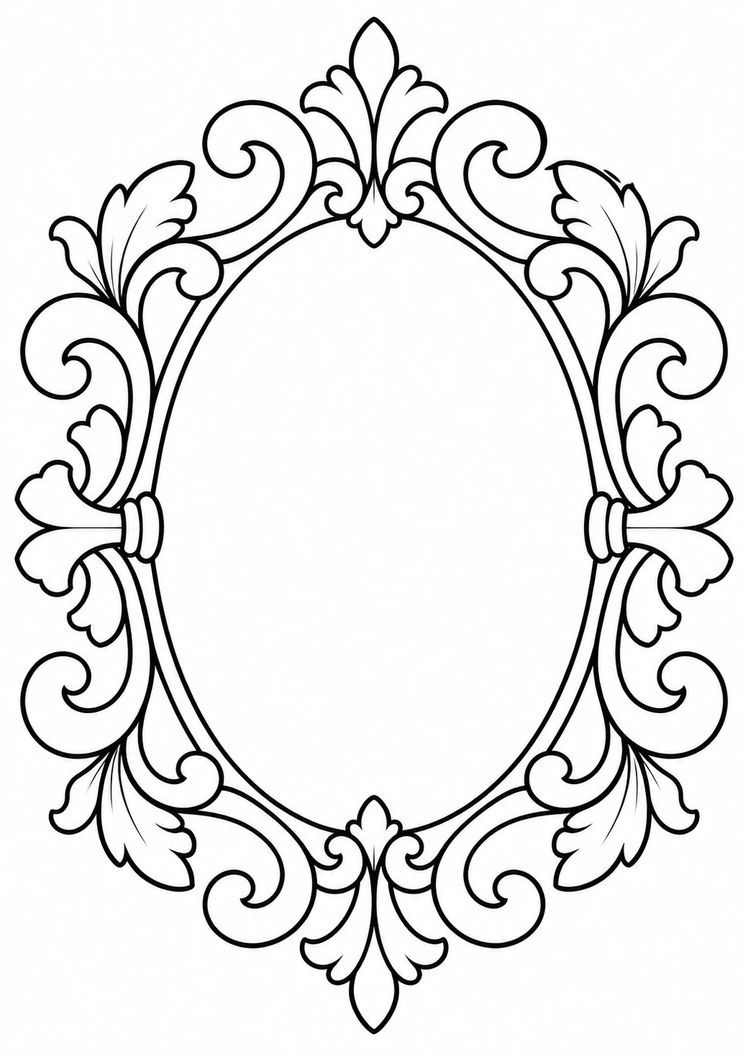 Molde de mesa posta ornamentado